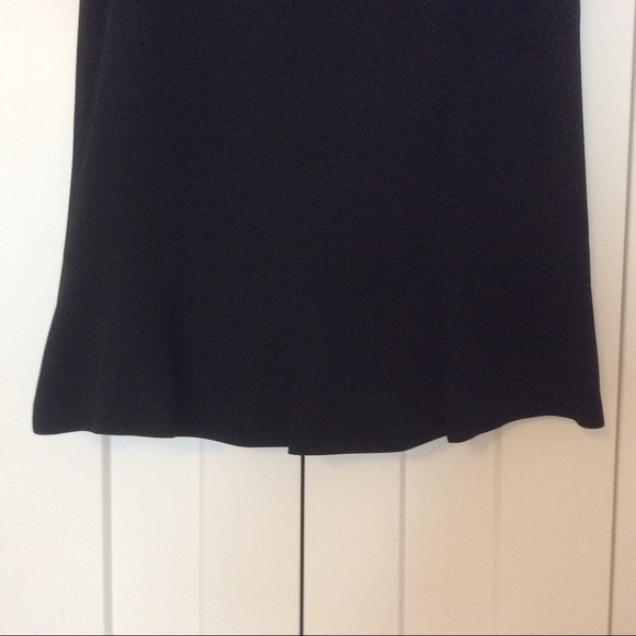 Talbots Black Skirt w/ Back Ruffle - Size 8 - Picture 5 of 12